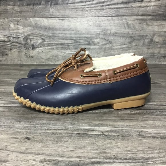 JBU Gwen Duck Shoes Navy Blue Women's Size 10 - Picture 5 of 8